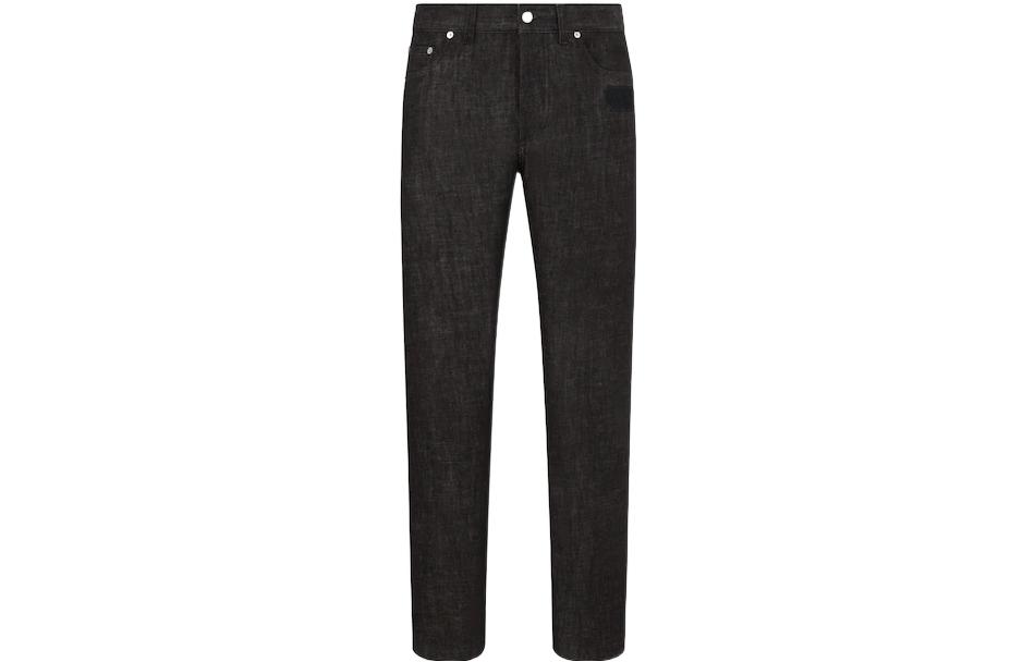 Order DIOR FW22 煤灰色修身中腰带口袋牛仔裤 313DS14B315X-C988