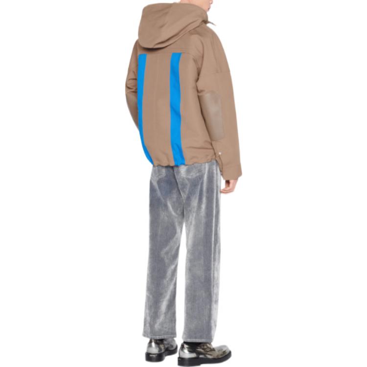 DIOR FW22  Contrast Striped Hooded Jacket Brown 293C405A5556-C785 圖 5