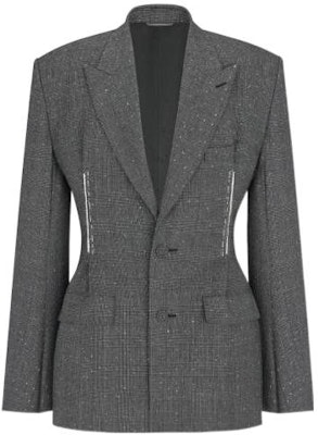 DIOR FW22 Grey Spotted Print Tailored Blazer Jacket 243C252A5633-C880 Buy DIOR FW22 Grey Spotted Print Tailored Blazer Jacket 243C252A5633-C880