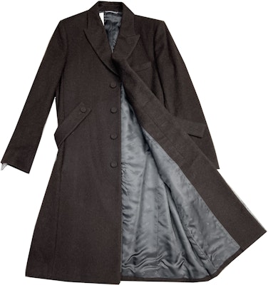 DIOR FW22 Khaki Mid-Length Solid Color Coat 143C361A5303-C181 2