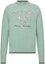 Buy DIOR FW22 Sweater Crewneck Hijau Muda dengan Bordir Logo. 213M640AT298-C688