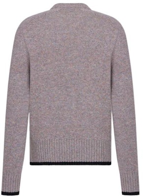 DIOR 秋冬22 淡紫色針織字母刺繡毛衣 213M640AT298-C889 Lookbook DIOR 秋冬22 淡紫色針織字母刺繡毛衣 213M640AT298-C889