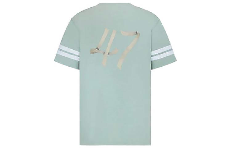 Lookbook DIOR FW22 ロゴプリント ストライプ 半袖 Tシャツ ライトグリーン. 293J659A0554-C680