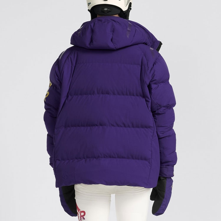 Details for Chaqueta Acolchada con Capucha y Logo Rayado DIOR FW22 Ropa Casual. 213C446B5093-C472