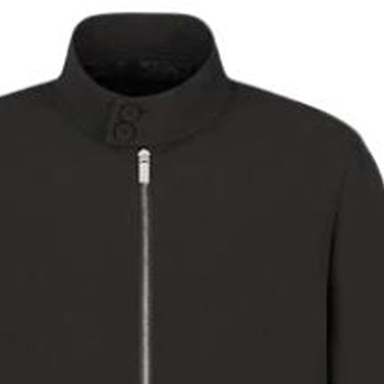 Details for DIOR FW22 寬鬆版黑色拉鏈夾克外套 113C440A5606-C900