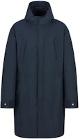DIOR FW22 Navy Blue Hooded Mid-Length Coat Cotton Blend 313C304A4533-C585 DIOR FW22 Navy Blue Hooded Mid-Length Coat Cotton Blend 313C304A4533-C585