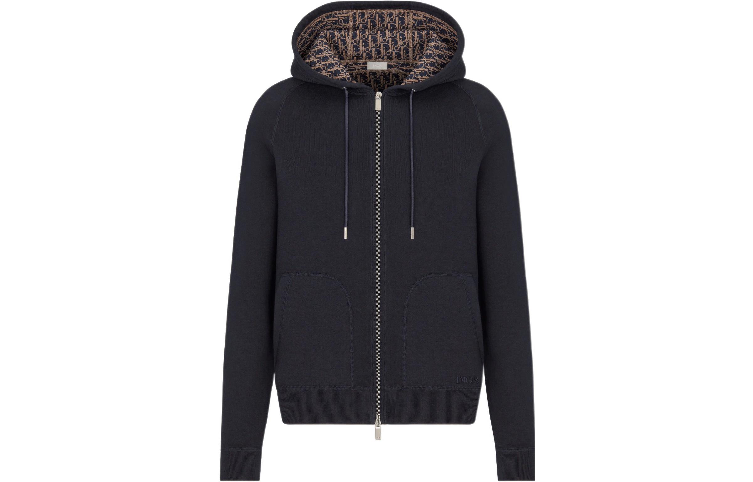 Order DIOR FW22 ネイビーブルー モノグラムプリント スウェットシャツ. 113M221AT225-C581