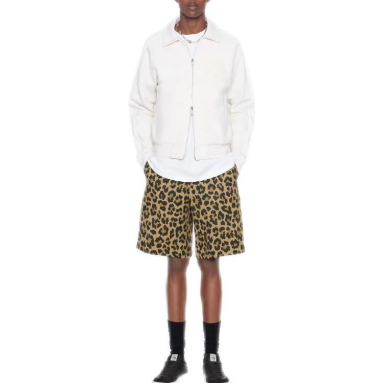 Shop Jaket DIOR FW22 Off-White dengan Pola Bintang Bordir. 243J432A0802-C080