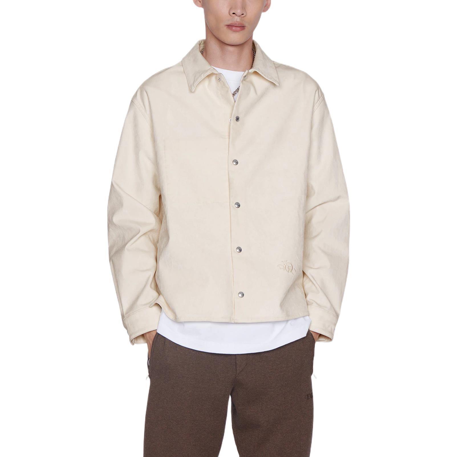 DIOR FW22  Off-White Logo Long Sleeve Shirt. 283D493BY512-C110 圖 8