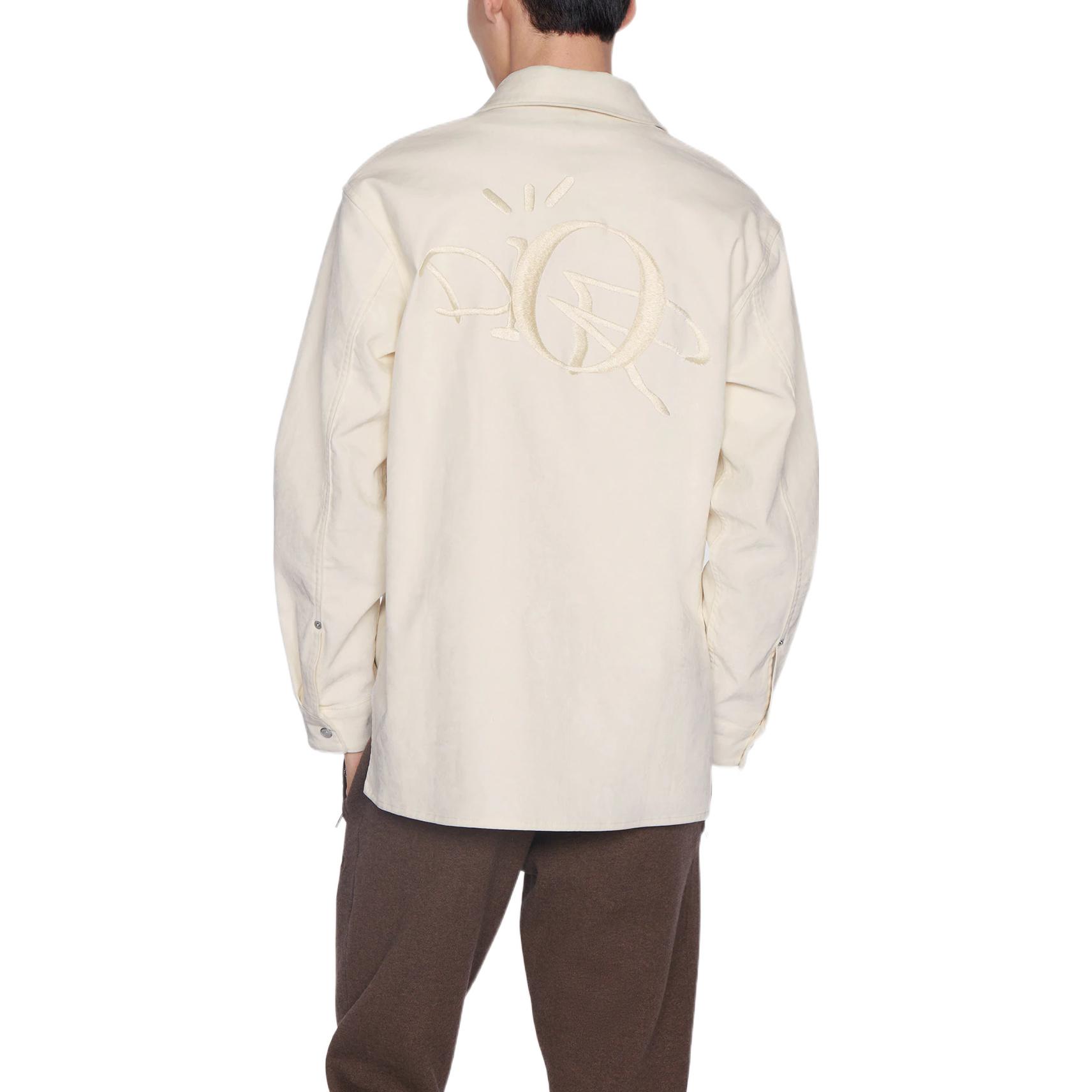 DIOR FW22  Off-White Logo Long Sleeve Shirt. 283D493BY512-C110 圖 9