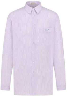 DIOR FW22 Baju Pink Jalur Pin Single-Breasted. 243C551A5658-C065 Order DIOR FW22 Baju Pink Jalur Pin Single-Breasted. 243C551A5658-C065