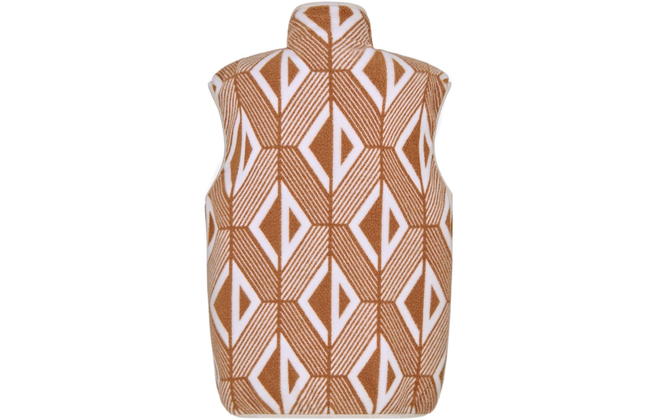 Lookbook 디올 FW22 리버시블 지오메트릭 자카드 조끼 브라운 민소매 집업. 313J430A0812-C780