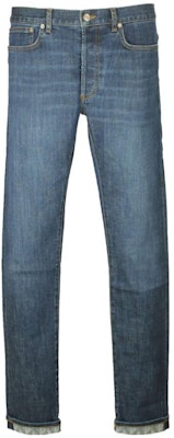 DIOR FW22 Jeans Biru Washed Straight-Fit Cuffed 193DS00C302X-588 Order DIOR FW22 Jeans Biru Washed Straight-Fit Cuffed 193DS00C302X-588