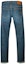 Lookbook DIOR FW22 Jeans Biru Washed Straight-Fit Cuffed 193DS00C302X-588