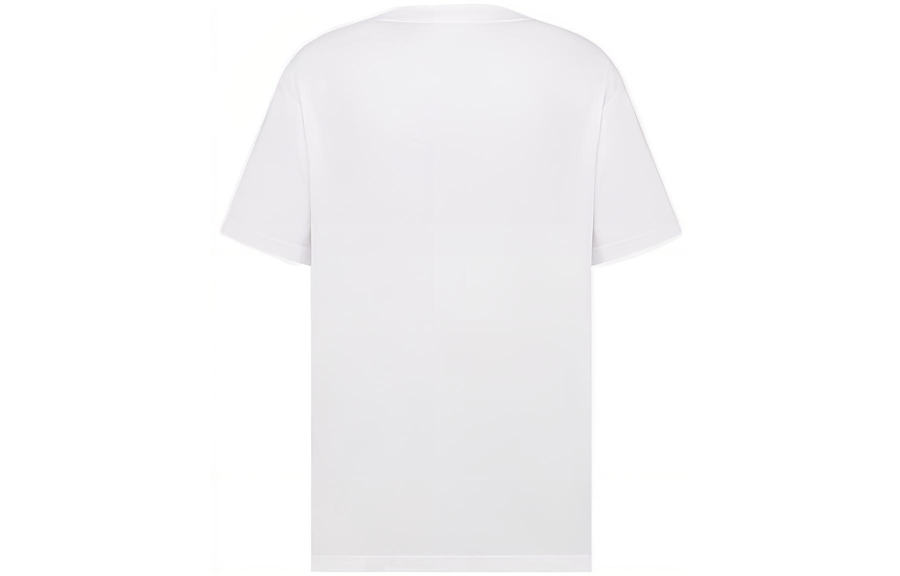 DIOR FW22  White Logo Print Crewneck Short-Sleeve T-Shirt. 243J685C0677-C080 圖 3