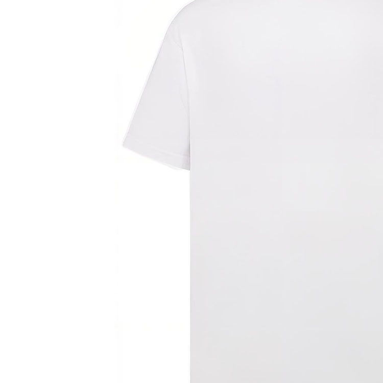 DIOR FW22  White Logo Print Crewneck Short-Sleeve T-Shirt. 243J685C0677-C080 圖 6