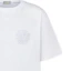 Cheap DIOR FW22 White Logo Print Crewneck Short-Sleeve T-Shirt. 243J685C0677-C080