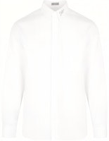 DIOR FW22 White Long-Sleeve Embroidered Button-Up Shirt. 293C522A1581-088 DIOR FW22 White Long-Sleeve Embroidered Button-Up Shirt. 293C522A1581-088