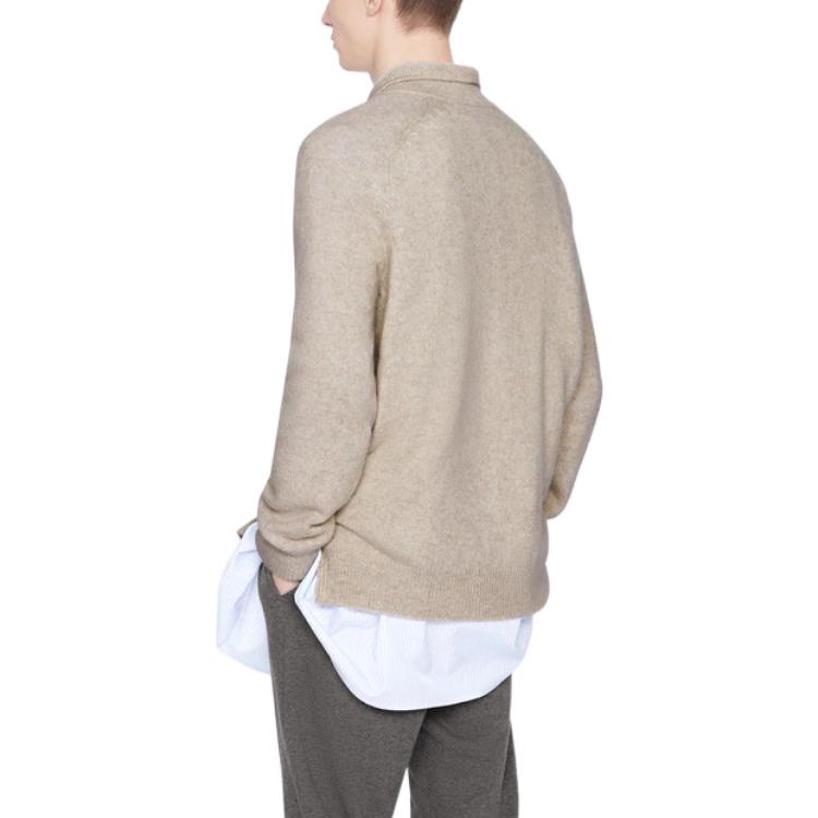 Purchase 迪奥 2022秋冬男士米色刺绣长袖POLO衫 243M830AT448-C110