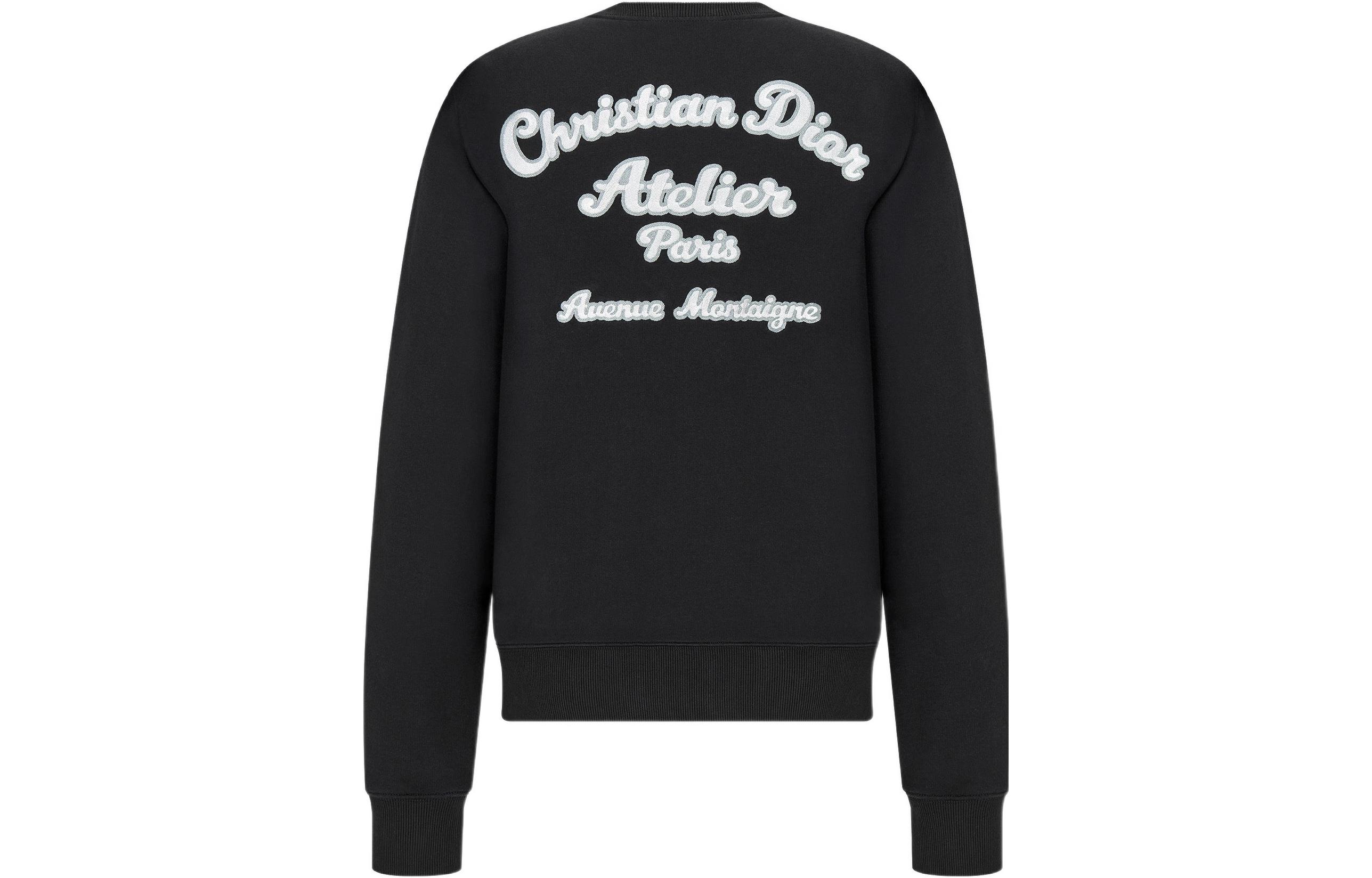 Lookbook Sudadera Negra DIOR FW22 para Hombre con Logo Bordado. 293J699A0531-C988