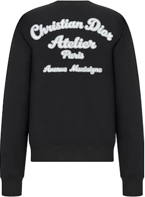 Sudadera Negra DIOR FW22 para Hombre con Logo Bordado. 293J699A0531-C988 Lookbook Sudadera Negra DIOR FW22 para Hombre con Logo Bordado. 293J699A0531-C988