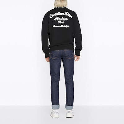 Sudadera Negra DIOR FW22 para Hombre con Logo Bordado. 293J699A0531-C988 Purchase Sudadera Negra DIOR FW22 para Hombre con Logo Bordado. 293J699A0531-C988