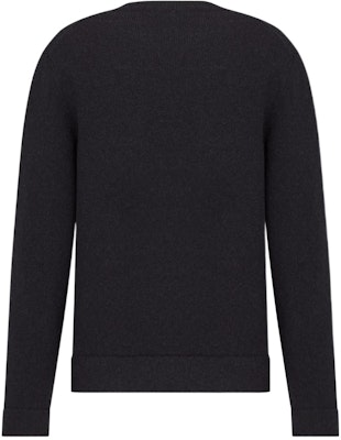 DIOR FW22 男士黑色圓領針織羊毛毛衣 243M645AT47-4988 Lookbook DIOR FW22 男士黑色圓領針織羊毛毛衣 243M645AT47-4988