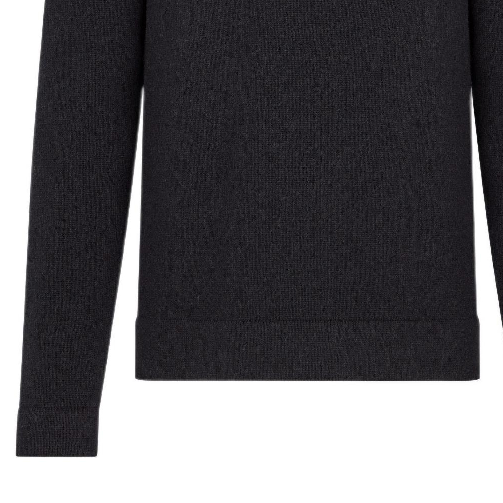 Purchase DIOR FW22 男士黑色圓領針織羊毛毛衣 243M645AT47-4988
