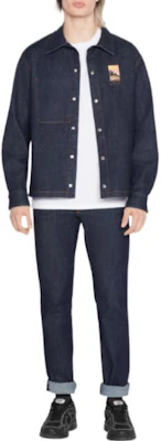 DIOR 2022秋冬蓝色徽标与风景刺绣牛仔长袖衬衫 033D490H214X-C587 Purchase DIOR 2022秋冬蓝色徽标与风景刺绣牛仔长袖衬衫 033D490H214X-C587