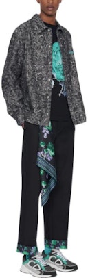 DIOR FW22 Jardin 印花灰色長袖襯衫 男款 033D490F301X-C875 Purchase DIOR FW22 Jardin 印花灰色長袖襯衫 男款 033D490F301X-C875