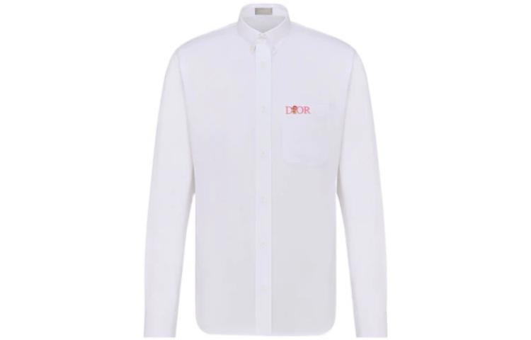 DIOR FW22 Jardin Series  Embroidered Long Sleeve Shirt White 013C530C1581-C084 圖 2