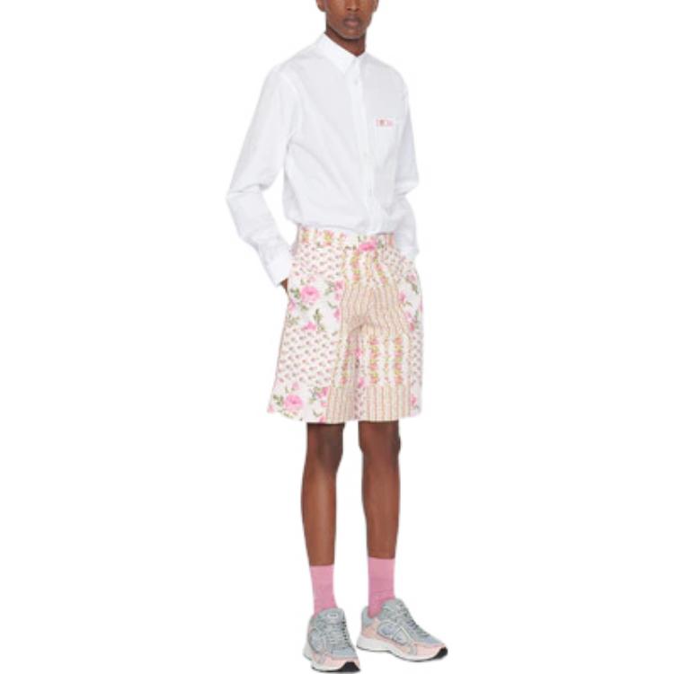 DIOR FW22 Jardin Series  Embroidered Long Sleeve Shirt White 013C530C1581-C084 圖 4
