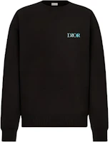 DIOR FW22 Letter Logo Crewneck Long Sleeve Sweatshirt Black - 293J674H0531-C986 DIOR FW22 Letter Logo Crewneck Long Sleeve Sweatshirt Black - 293J674H0531-C986