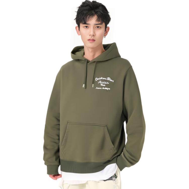 Purchase DIOR FW22 Hoodie Letter Print Olive Green Pullover 293J698A0531-C680