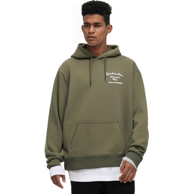 Details for DIOR FW22 Hoodie Letter Print Olive Green Pullover 293J698A0531-C680