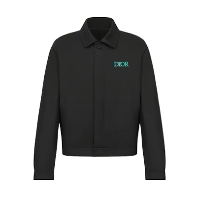 DIOR FW22 Limited Edition Black Logo Short Jacket - Qixi Collection 293C440A4451-C989
