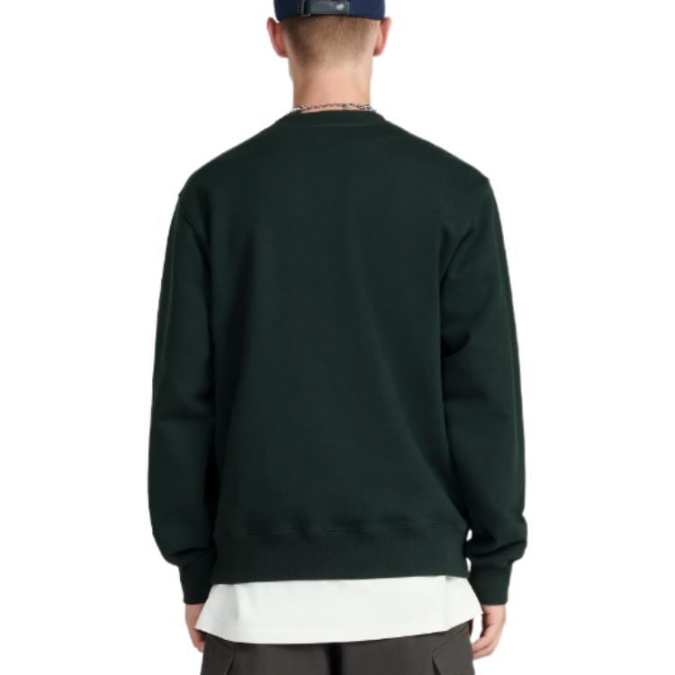 Purchase DIOR FW22 Logo Crewneck Pullover Lengan Panjang Sweatshirt Hijau Tua. 243J693A0531-C588