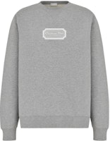 DIOR FW22 Logo Crewneck Pullover Sweatshirt Grey 243J693A0531-C880 DIOR FW22 Logo Crewneck Pullover Sweatshirt Grey 243J693A0531-C880