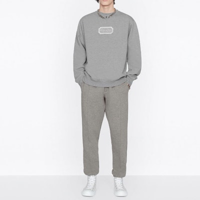 Sudadera DIOR FW22 Logo Crewneck Pullover Gris 243J693A0531-C880 Shop Sudadera DIOR FW22 Logo Crewneck Pullover Gris 243J693A0531-C880