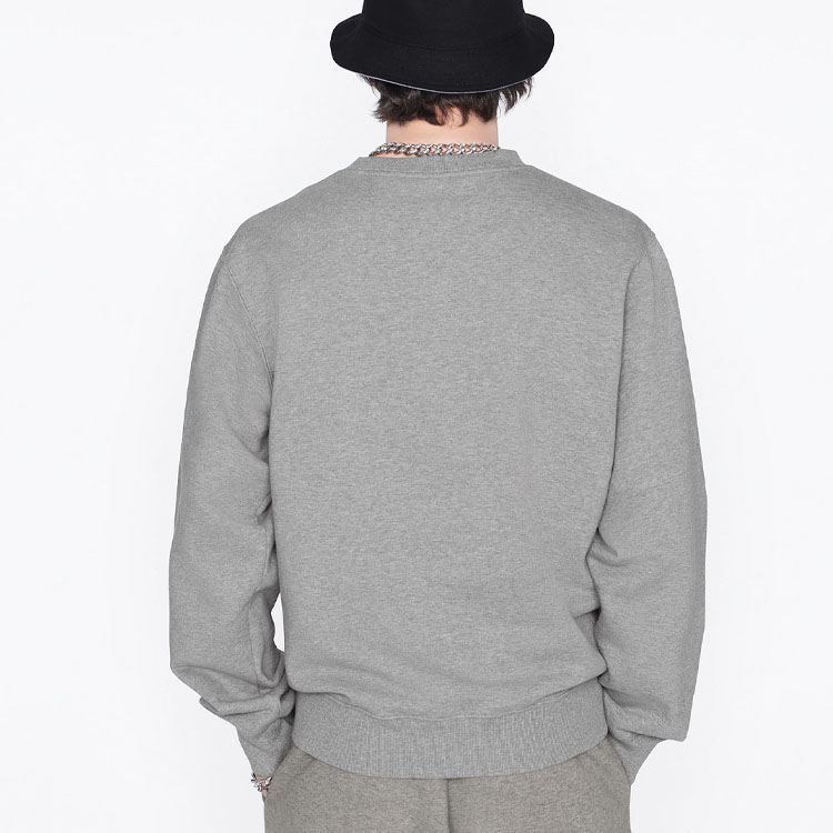 Purchase Sudadera DIOR FW22 Logo Crewneck Pullover Gris 243J693A0531-C880