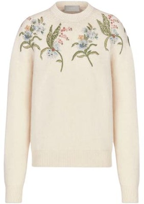 DIOR FW22 Patterned Slim-Fit Sweater Men’s Off-White 243M636BT463-C086 Order DIOR FW22 Patterned Slim-Fit Sweater Men’s Off-White 243M636BT463-C086
