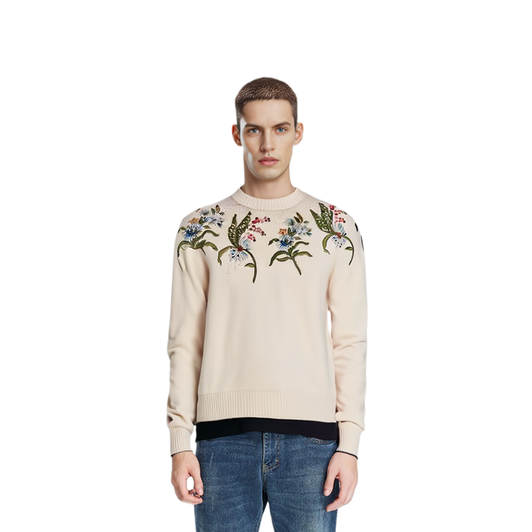 Purchase DIOR FW22 Baju Slim-fit Corak Lelaki Warna Putih Off 243M636BT463-C086