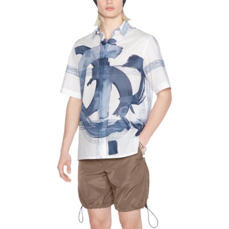 Shop Pantalones Cortos Casual Marrones DIOR FW22 con Hebilla y Logo Simple. 293C179A4717-C730