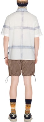 DIOR FW22 Plain Logo Belt Buckle Straight Casual Shorts Brown . 293C179A4717-C730 Sizing DIOR FW22 Plain Logo Belt Buckle Straight Casual Shorts Brown . 293C179A4717-C730