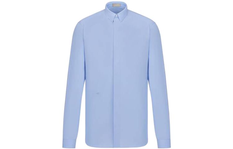 Order Camisa Azul Dior FW22 con Bordado de Abeja. 433C529B1581-C502