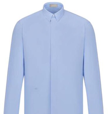 Camisa Azul Dior FW22 con Bordado de Abeja. 433C529B1581-C502 Shop Camisa Azul Dior FW22 con Bordado de Abeja. 433C529B1581-C502