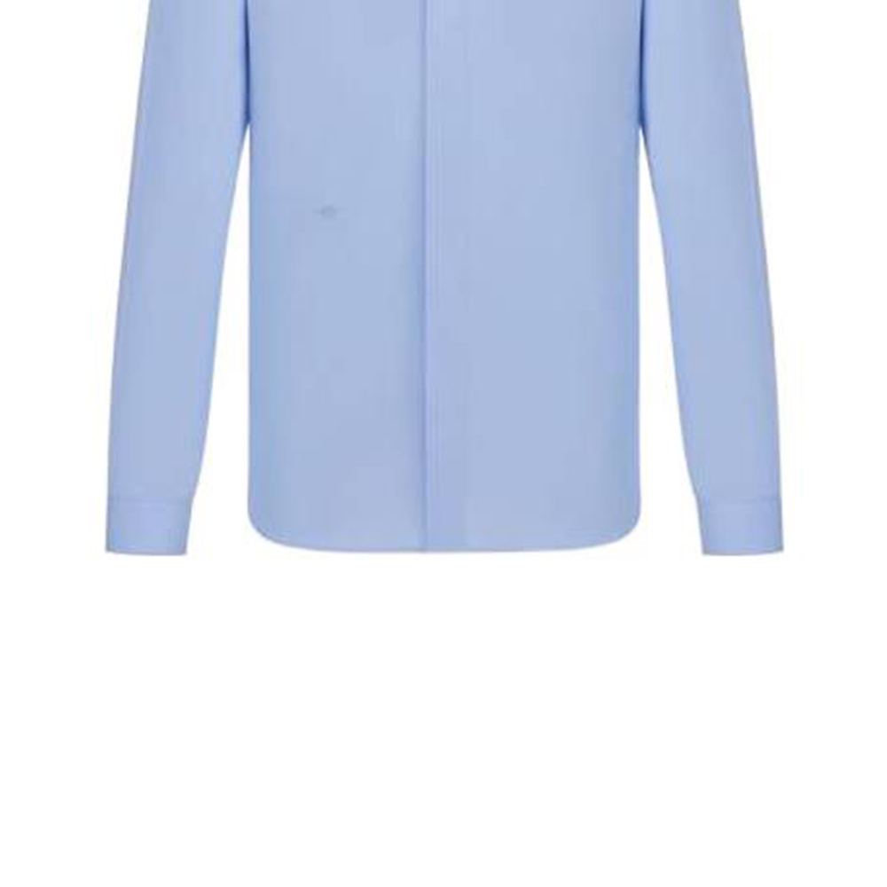 Purchase Camisa Azul Dior FW22 con Bordado de Abeja. 433C529B1581-C502