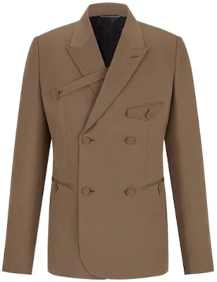 DIOR FW22 纯色钮扣V领夹克 棕色 313C217A4739-C701 Buy DIOR FW22 纯色钮扣V领夹克 棕色 313C217A4739-C701