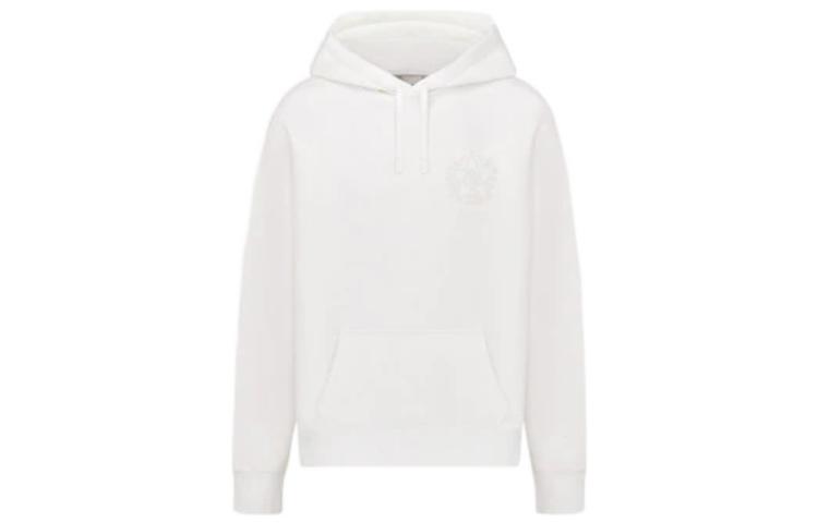 DIOR FW22 Solid Color Casual Sweatshirt White 243J691D0531-C080