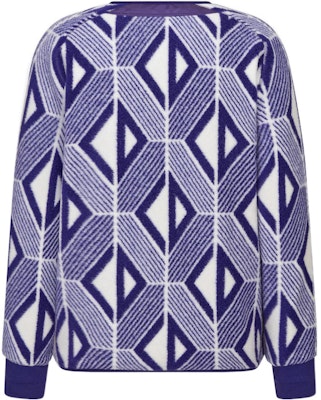 DIOR FW22 Wool Jacquard Striped Reversible Jacket with Metal Logo - Blue () 213J435A0812-C480 Lookbook DIOR FW22 Wool Jacquard Striped Reversible Jacket with Metal Logo - Blue () 213J435A0812-C480